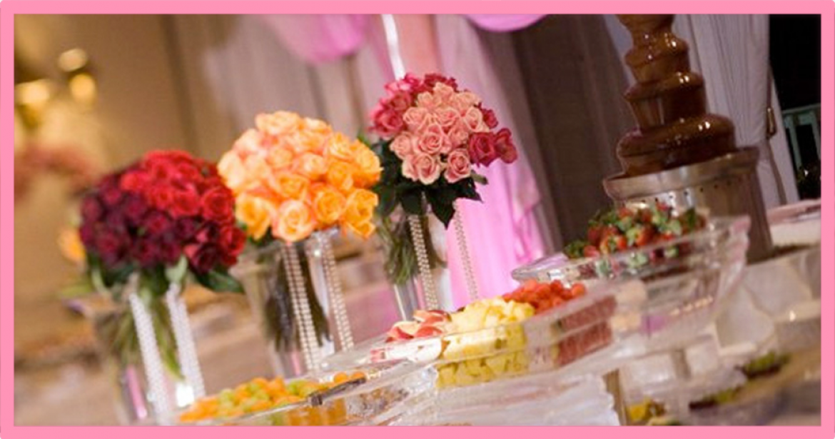 home page slider Banquet EventsChocolate Fountain Productions